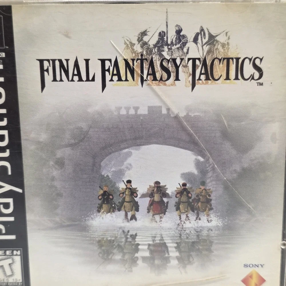 Final Fantasy Tactics PlayStation 1 PS1 Black Label (Playstation, 1998) Complete
